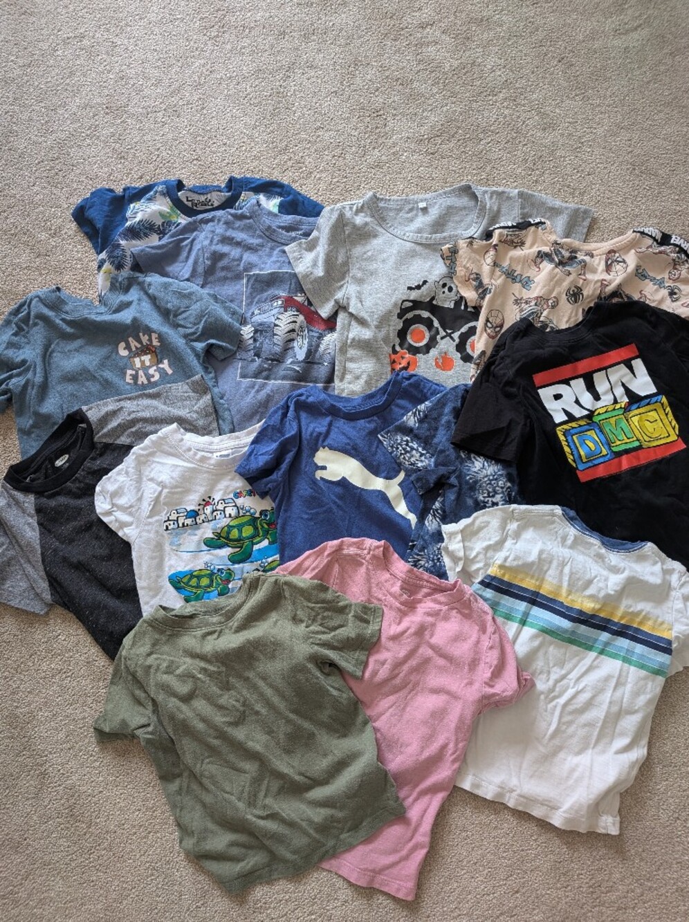 Lot of 17, 4T shirts